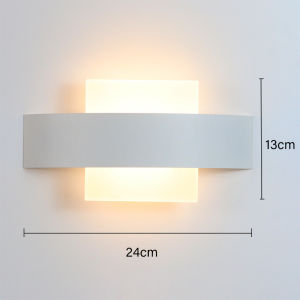Nordic modern Simplicity LED wall lamp Acrylic Round and Square indoor wall sconces bedroom living room stairs lighting fixture