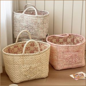 ตะกร้าขนม การจัดเก็บข้อมูล กล่องเก็บของ ฟังก์ชั่นที่ใช้งานได้จริง รู้สึกสบาย ของตกแต่งบ้านแบบนุ่มนวล