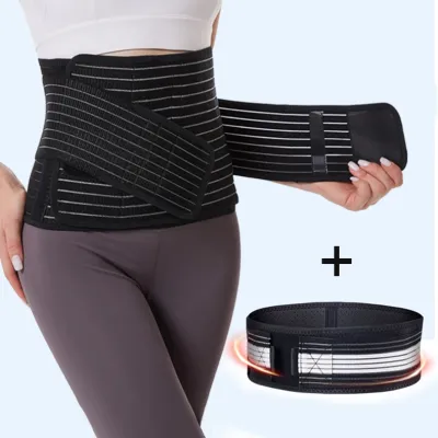 Postpartum Belly Band Girdle for Postnatal Adjustable Belly Wrap C-section Recovery Binder Abdominal Support Back Pain Relief