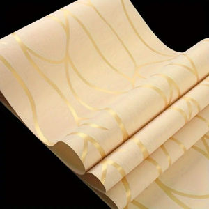TERBARU Wallpaper Sticker Dinding Ruang Tamu & Kamar Motif Garis Estetic Abu Panjang 8 Meter x Lebar 45Cm