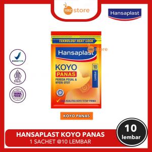 Hansaplast Koyo Panas dan Hangat 1 Sachet isi 10 Lembar - Pereda Pegal dan Nyeri Otot