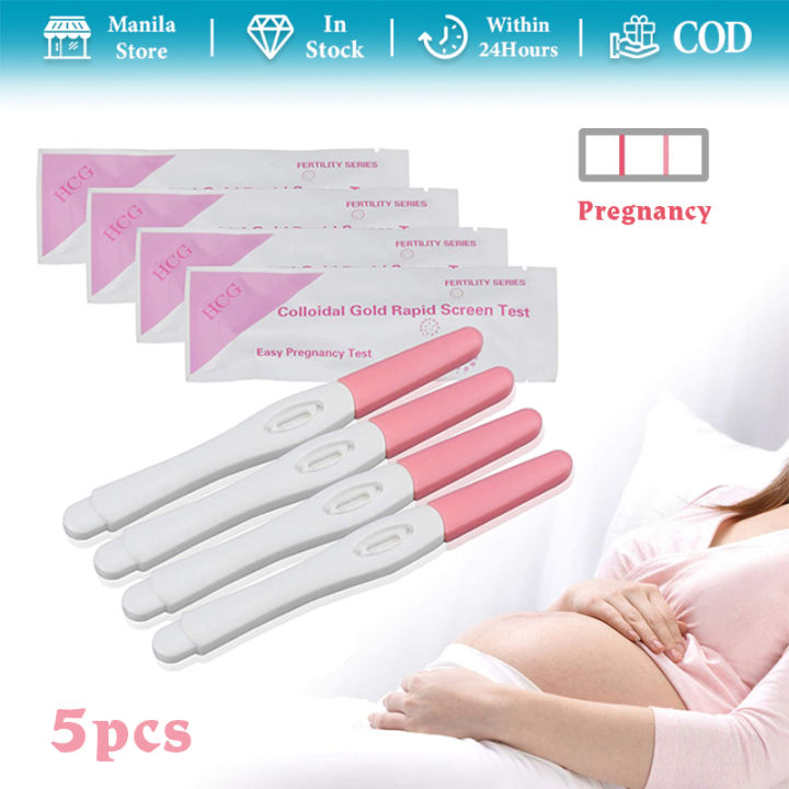 5Pcs Pregnancy Test Strips Rapid Early Detection Pregnant Test HCG