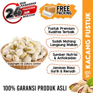 Kacang Pistachio Fustuk 100 Gr Khas Arab Kaya Akan Manfaat Almond Mede Untuk Oleh-oleh Haji & Umroh