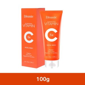 【BUY 1 TAKE 1】Disunie skin care VitaminC collagen whitening Facial wash orange Face wash 100g