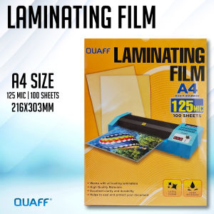 Easyprint QUAFF Laminating Film A4 / Short / Long Size - 125micron / 250micron / 200micron - 100sheets/pack
