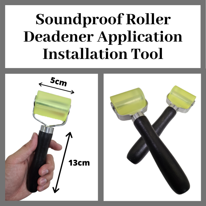 Find Deluxe Wooden Nylon Car Audio Sound Deadener Deadening Mat Installation Roller In Baldwin