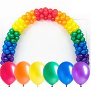 20pc 10 inch metallic glossy balloons latex Birthday decor Party Decorations Christmas party