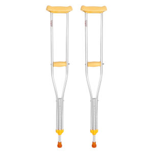 ไม้ค้ํายัน ไม้ค้ํายันรักแร้ อลูมิเนียม ไม้ค้ําเดิน ไม้ค้ําช่วยพยุง ที่พยุงเดิน ไม้เท้า (คู่)