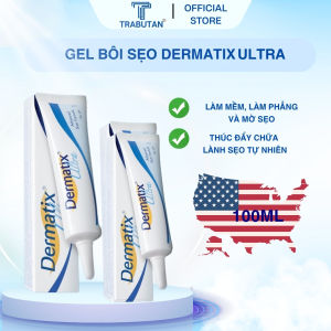 Gel bôi sẹo Dermatix Ultra của Mỹ 7-15g phù hợp cho Sẹo Rỗ Sẹo Thâm Sẹo Lõm Sẹo Thuỷ Đậu Tai Nạn