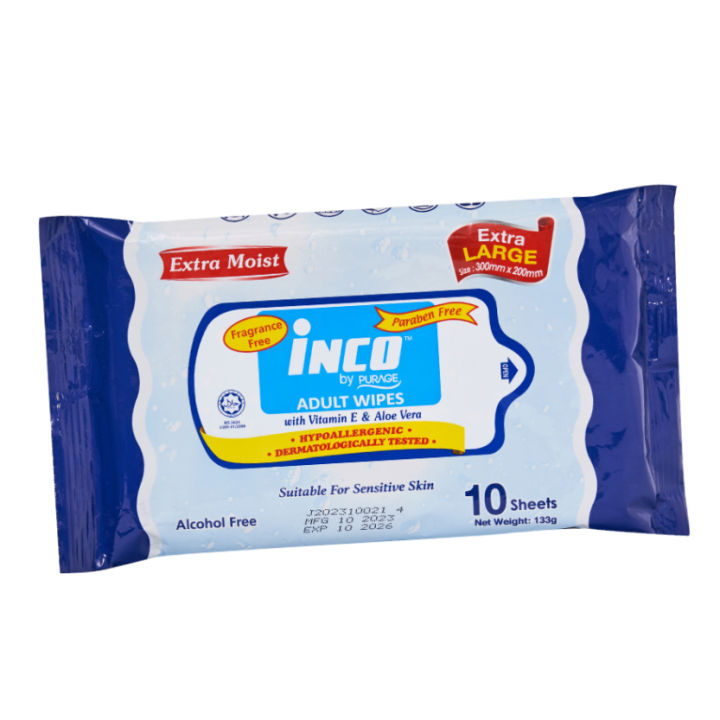 ของขวัญฟรี ไม่ขาย] ผ้าเช็ดทำความสะอาด Pureen INCO ขนาด 10 นิ้ว | Lazada ...