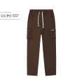 Long pants, Kaki bag, large size GUPO cargo, unisex tube, Suong Form, wide back, Thun, youthful and energetic. 