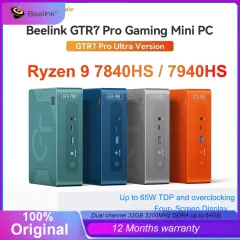 Beelink Mini PC SER5 Pro AMD Ryzen7 5700U,Mini Computer 16GB DDR4 RAM 500GB  NVME SSD,Triple Screen Display,Wifi 6 Bluetooth 5.2,RJ45 1000M Ethernet 