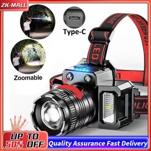 Head Lamp Rechargeable Outdoor Camping Hiking Emergency Headlight Flashlight LED Torch Light Lampu Kepala Superbright 超亮头灯