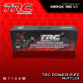 TRC Racing Power Pipe Yamaha Aerox v1 v2 Muffler Exhaust with Removable Silencer 1728. 