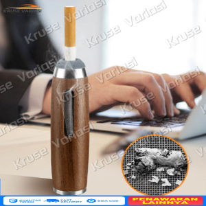 Asbak Organizer Mobil Insulasi Panas Anti Slip Debu Asbak Mobil Portable - Asbak Unik Aesthetic