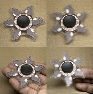 My Neighbor Totoro Transparent Fidget Hand Spinner Toys/Games/Toy/Game