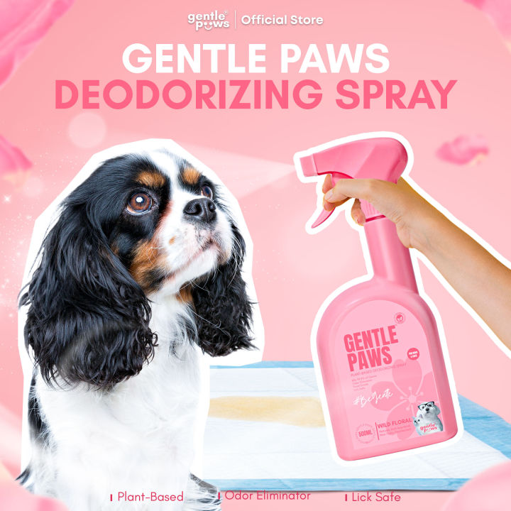 Gentle Paws Pet Deodorant Spray Alcohol Free Biological Enzyme Spray