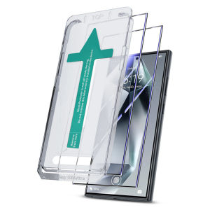 เหมาะสำหรับ Samsung s25Edge คลังสินค้าปลอดฝุ่น กระจกนิรภัย ครอบคลุมเต็มหน้าจอ ป้องกันการระเบิด ความใสพิเศษ s25ultra ฟิล์มศัพท์มือถือ S24