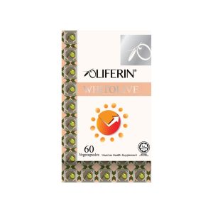 Oliferin Whitolive (60 capsules) for Youthful Skin Cellular Health with Olive OleaA | L-Glutathione