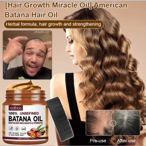 【❤️Hot Sell】Organic Pure Batana Oil Promote Hair Growth/Anti-Hair Loss/Nourishing Repairing Hair 120m