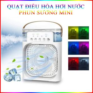 Quạt Điều Hòa Phun Sương Hơi Nước Air Cooler 3 Cấp Độ Có Đèn Led