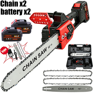 6/12/16 inches Cordless Electric Chainsaw 468/999/1088VF Mini Chainsaw Pure copper motor Cordless Chainsaw Durable&Powerful cutting Easily cut wood Handheld Chainsaw Portable chainsaw