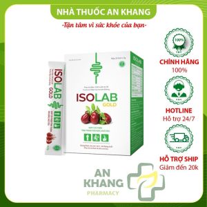 Isolab Gold hộp 30 gói - bổ sung chất sơ - giảm tình trạng giảm táo bón
