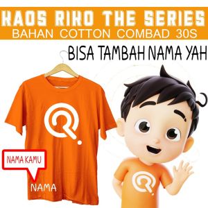 KAOS RIKO THE SERIES + TAMBAH NAMA BANYAK PILIHANNYA TERMURAH