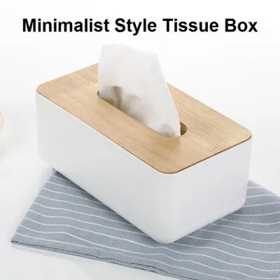 Tissue Paper Box Container Storage 21cm x 13cm x 10cm Home Office Car Tissue Napkin Holder