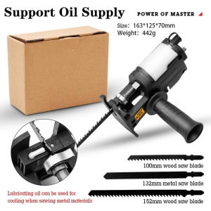 Reciprocating Saw Adapter Electric Drill To Electric Saw Screwdriver Conversion Head for Wood Metal Cutting Tool