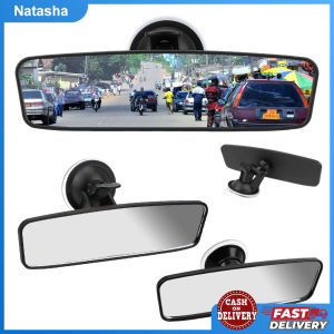 Universal Adjustable Suction Cup Interior Rear View Mirror Car Rear Mirror 360° Rotates Wide-angle