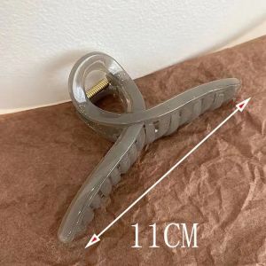 กิ๊บหนีบผมใหญ่ กิ๊บติดผมอะคริลิคใสขนาดใหญ่ของผู้หญิง เครื่องประดับผมปิ่นปักผมรูปปลาฉลามด้านหลังหรูหราหวานๆ สไตล์เกาหลี ACFUNY