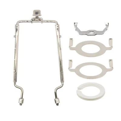 THEBLANC Standard Lamps Harp Kit DIY Universal Lamp Shade Holder Decorative Adjustable Kit Shade Bracket Table Lamp