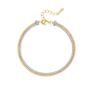Queensun 18k Gold Lab Grown Ruby Multi-Row Tennis Bracelet | Multi-Row Bracelet | Diamond Accent | Statement Bracelet | Bridal Jewelry | Luxury Gemstone Bracelet | Daily Wear Sparkling Bracelet 18K 金培育红宝石 + 碎钻点缀设计 三排满镶红宝石手链 轻奢奢华宴会手饰 婚礼 / 派对百搭高级感饰品 小众精致复古