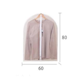 Clothes Dust Cover Transparent Dust Bag Hanging Cloth Pocket Washable Dust-Proof Suit Cover Coat Plastik baju cover