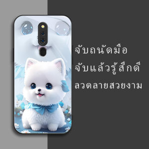 สำหรับ Oppo F11 Pro เคสศัพท์กันตกน่ารักลายน้องหมาสีขาวหิมะ บุคลิกภาพทันสมัย
