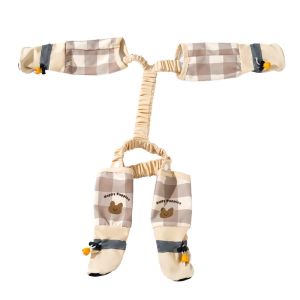 OUTOPEN Full Leg Protection Reflective Stripe Pet Pants Adjustable Dustproof Pet Strolling Pants Dog Rain Boots Anti-Slip Pet Going Out Pants for Dogs Puppy