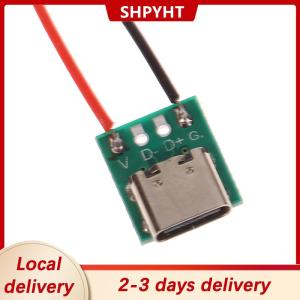 [COD] SHPYHT Local delivery Ship within 24 hours Type-c PCB With Cabel Converter Adapter Micro USB To DIP Female Connector Breakout Board Charging Cable Soldering Board Socket