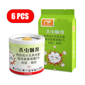 180/6pcs Powerful Smoke Insecticide Herb Repellent Insecticide Cockroach Flea Mosquito Fumigant