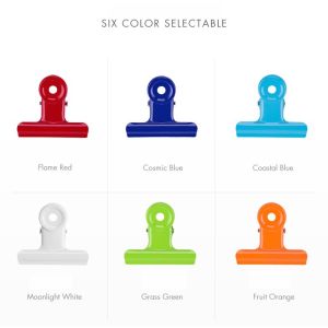 Vỉ 6 Kẹp tài liệu màu 38mm GuangBo GUBWPJ5208