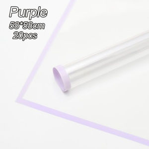 20pcs丨Transparent Bouquet Wrapper Paper Stained OPP Plastic Decorate Diy Gift Flower Wrapper Paper