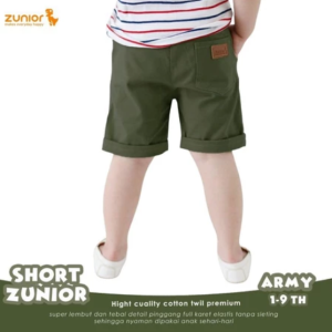Celana Pendek Anak Usia 1-12 Tahun Zunior 6 Warna