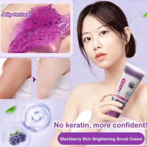 Blackberry Exfoliating Scrub Shower Gel Whitening Moisturizing Body Wash 60g