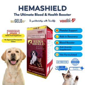 HEMASHIELD Anti-anemia and Blood Booster for Dogs & Cats 120mL