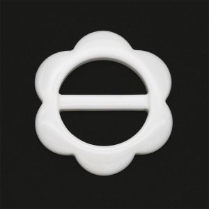 SDFBN Clothes Clip Simple Round Flower Garment Accessories Clothes Decoration T Shirt Clips Resin Scarf Buckle Garment buckle