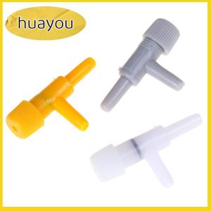 huayou 10ชิ้นท่อลมสำหรับตู้ปลาวาล์วควบคุมการไหลปริมาตรถังปั๊มลมออกซิเจน