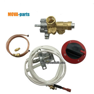 Ignition Switch Copper Gas Safety Valve With Flameout Protection For LPG NG Gas Low Stockpot Stove Burner