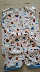 Stelan baju bayi pendek motif 3 stel Nb dan jumbo SNI
