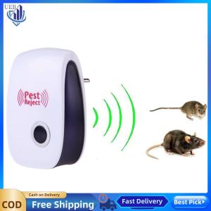 [Ueb Wholesale Center]EU Plug Electronic Pest Repeller อัลตราโซนิค Rejector ยุงหนู Repellent