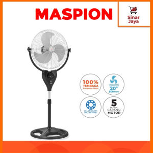 MASPION PW-507 S Stand Fan Besi / Kipas Angin Berdiri 20 Inci (Besi)